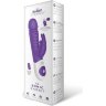 Фиолетовый вибратор-кролик The Sonic Rabbit - 22 см.