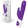 Фиолетовый вибратор-кролик The Sonic Rabbit - 22 см.