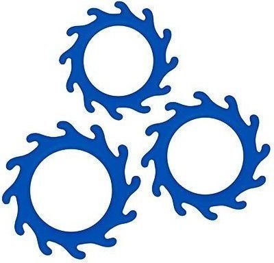 Набор из 3 синих эрекционных колец Renegade Gears  Цена 2 737 руб. Набор из 3 синих эрекционных колец Renegade Gears. Выполнены из эластичного силикона. Диаметр колец - 3,5, 4 и 4,5 см. Страна: Китай. Материал: силикон.