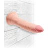 Телесный фаллоимитатор на присоске 7 Triple Density Cock - 21 см.