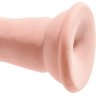 Телесный фаллоимитатор на присоске 7 Triple Density Cock - 21 см.