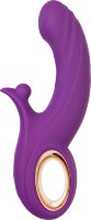 Фиолетовый вибратор Julli с функций Up Down - 20,5 см.