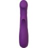 Фиолетовый вибратор Julli с функций Up Down - 20,5 см.