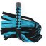 Черно-голубая замшевая плеть с ромбами на ручке - 58 см.  Цена 5 141 руб. - Черно-голубая замшевая плеть с ромбами на ручке - 58 см.