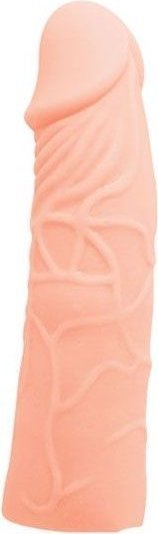 Закрытая телесная насадка-фаллос - 17 см.