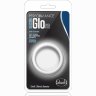 Белое люминесцентное эрекционное кольцо Silicone Glo Cock Ring