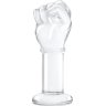 Стеклянный плаг в форме сжатой в кулак руки 5’’ Glass Fist Butt Plug - 13 см.