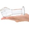 Стеклянный плаг в форме сжатой в кулак руки 5’’ Glass Fist Butt Plug - 13 см.