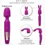 Лиловый вибратор с 2 сменными насадками R-Evolution Wand Vibrator with 2 Attachments - Лиловый вибратор с 2 сменными насадками R-Evolution Wand Vibrator with 2 Attachments