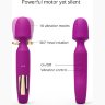 Лиловый вибратор с 2 сменными насадками R-Evolution Wand Vibrator with 2 Attachments