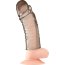 Дымчатая насадка-удлинитель Ribbed Realistic Penis Enhancing Sleeve Extension - 15,2 см. - Дымчатая насадка-удлинитель Ribbed Realistic Penis Enhancing Sleeve Extension - 15,2 см.