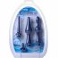Набор из 3 универсальных насадок для анального душа Universal 3 Piece Silicone Enema Attachment Set - Набор из 3 универсальных насадок для анального душа Universal 3 Piece Silicone Enema Attachment Set