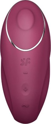 Малиновый вибростимулятор Tap Climax 1 Длина: 11 см. В Satisfyer Tap & Climax 1 есть все, что вы ищете в классическом клиторальном вибромассажере: элегантный дизайн, компактный размер и, конечно же, интенсивные вибрации, которыми вы можете легко управлять с помощью кнопок на передней панели. Выбирайте между 11 программами вибрации: от нежной до интенсивной. Но этот вибратор Satisfyer обязательно выведет стимуляцию клитора на новый уровень! Благодаря 11 дополнительным программам пульсации стимулятора Satisfyer Tap & Climax 1 нежно постукивает по вашему клитору и дарит вам совершенно новые ощущения. Игрушка идеально подойдет для внешней стимуляции эрогенных зон и подойдет как новичкам, так и опытным пользователем. Вибромассажер выполнен из медицинского силикона, который является гипоаллергенным. Для получения максимального удовольствия необходимо воспользоваться лубрикантом на водной основе. Игрушка заряжается от магнитного кабеля, который входит в комплект. Страна: Германия. Материал: силикон. Батарейки: встроенный аккумулятор.