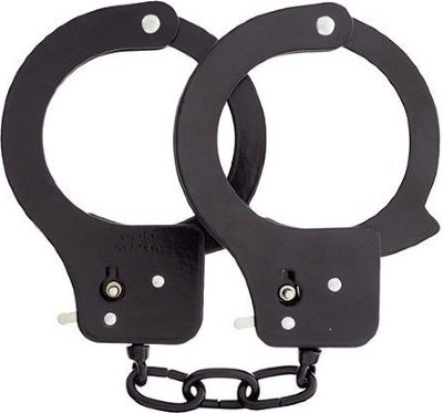 Чёрные наручники из листового металла BONDX METAL CUFFS BLACK Чёрные наручники из листового металла BONDX METAL CUFFS BLACK. С ключами в комплекте. Страна: Китай. Материал: металл.