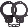 Чёрные наручники из листового металла BONDX METAL CUFFS BLACK