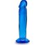 Синий анальный фаллоимитатор Sweet N Small 6 Inch Dildo With Suction Cup - 16,5 см.  Цена 3 003 руб. - Синий анальный фаллоимитатор Sweet N Small 6 Inch Dildo With Suction Cup - 16,5 см.