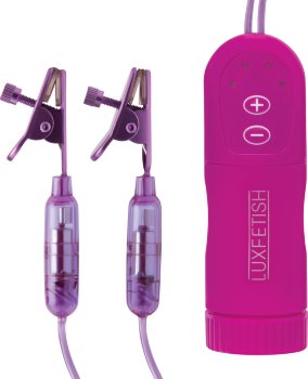 Многоскоскоростные виброзажимы для сосков Remote Control Vibrating Nipple Clips