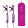 Многоскоскоростные виброзажимы для сосков Remote Control Vibrating Nipple Clips