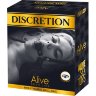 Красный кляп-шар Discretion на регулируемых ремешках