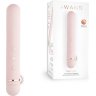 Пудровый мини-вибратор Le Wand Baton с текстурированной насадкой - 11,9 см.