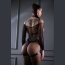 Черные гартеры из мягкой кожи Sex Game - Черные гартеры из мягкой кожи Sex Game