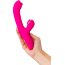 Розовый вибратор-кролик со стимулирующим шариком Rolli - 22 см.  Цена 9 501 руб. - Розовый вибратор-кролик со стимулирующим шариком Rolli - 22 см.