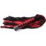 Черно-красная замшевая плеть с ромбами на рукояти - 60 см.  Цена 5 141 руб. - Черно-красная замшевая плеть с ромбами на рукояти - 60 см.