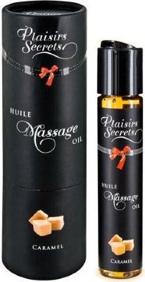 Массажное масло с ароматом карамели Huile de Massage Gourmande Caramel - 59 мл. Массажное масло безопасное при проглатывании. Содержит природные афродизиаки. Для массажа и расслабляющих процедур. Упаковано в красивую подарочную коробку. Сделано во Франции. Страна: Франция. Объем: 59 мл.