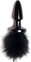 Пробка с хвостиком Black Bunny - 11 см.
