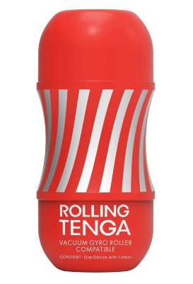 Мастурбатор Rolling Tenga Cup  Цена 2 671 руб. Длина: 15.5 см. Диаметр: 4.5 см. Мастурбатор Rolling Tenga Cup Strong способен по-настоящему закрутить* ваше удовольствие! Новое, вращающееся воздействие во время игр соло или с партнером не оставит вас равнодушным! Красный мастурбатор - средний уровень стимуляции, подходит большинству мужчин. Для комфорта и разнообразия ощущений - рекомендуем использовать со смазками на водной основе от Tenga. * - функция вращения активируется при использовании устройства Tenga Vacuum Gyro Roller (приобретается отдельно). Страна: Япония. Материал: термопластичный эластомер (TPE).