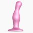 Розовая насадка Strap-On-Me Dildo Plug Curvy size M - Розовая насадка Strap-On-Me Dildo Plug Curvy size M