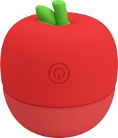 Красный клиторальный стимулятор в форме яблочка Apple Secret
