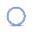 Голубое люминесцентное кольцо Silicone Glo Cock Ring - Голубое люминесцентное кольцо Silicone Glo Cock Ring