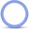 Голубое люминесцентное кольцо Silicone Glo Cock Ring