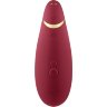 Бордовый клиторальный стимулятор Womanizer Premium 2