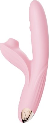 Розовый вибратор Anita с возвратно-поступательными движениями и вакуумом - 21,1 см. Длина: 21.1 см. Диаметр: 3.5 см. Anita — это усовершенствованный стимулятор, который предлагает 10 мощных режимов вакуумной стимуляции и 5 режимов пульсирующей вибрации, обеспечивая одновременное воздействие на клитор и точку G. Функция нагрева дарит ощущения тепла, превышающего температуру кожи, усиливая удовольствие. Эргономичный дизайн позволяет использовать устройство под любым углом, а нежный силикон создает приятное прикосновение к коже. Страна: Япония. Материал: силикон. Батарейки: встроенный аккумулятор.