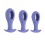 Набор из 3 анальных пробок с вибропулей Hole Punch Plug Set - Набор из 3 анальных пробок с вибропулей Hole Punch Plug Set
