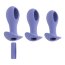 Набор из 3 анальных пробок с вибропулей Hole Punch Plug Set - Набор из 3 анальных пробок с вибропулей Hole Punch Plug Set