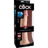 Телесный фаллоимитатор на присоске 9 Triple Density Cock - 26,7 см.