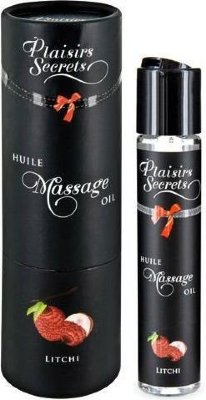 Массажное масло с ароматом личи Huile de Massage Gourmande Litchi - 59 мл. Массажное масло безопасное при проглатывании. Содержит природные афродизиаки. Для массажа и расслабляющих процедур. Упаковано в красивую подарочную коробку. Сделано во Франции. Страна: Франция. Объем: 59 мл.