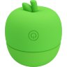 Зеленый клиторальный стимулятор в форме яблочка Apple Secret
