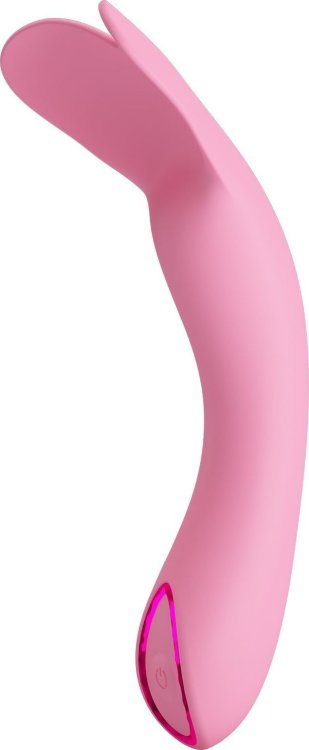 Розовый мини-вибратор DJ Cock - 13,9 см.