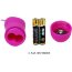 Розовый вибростимулятор с насадкой в виде бабочки  Цена 2 735 руб. - Розовый вибростимулятор с насадкой в виде бабочки