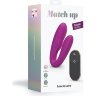 Лиловый вибратор для пар Match Up Couple Vibrator with Remote Control
