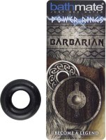Чёрное эрекционное кольцо Barbarian