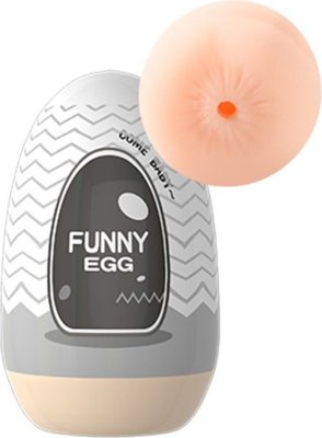 Мастурбатор-анус Funny Egg  Цена 1 282 руб. Длина: 9 см. Диаметр: 4 см. Мастурбатор-яйцо, идеально имитирующее тип упругого ануса Визуальная и тактильная реалистичность, внутренняя ребристая поверхность и компактный дизайн вместе с удобным чехлом в форме яйца делают мастурбатор настоящим сокровищем, созданным лично для вас. Подобная секс-игрушка для мужчин вовсе не выглядят как таковая благодаря пластиковому чехлу, который помимо гигиенической функции, служит еще и хорошим камуфляжем. Мужской мастурбатор Funny Egg - это всегда «да»! Материал товара – гипоаллергенный медицинский силикон, который достаточно просто сполоснуть под струей теплой воды после использования. Страна: Китай. Материал: силикон.
