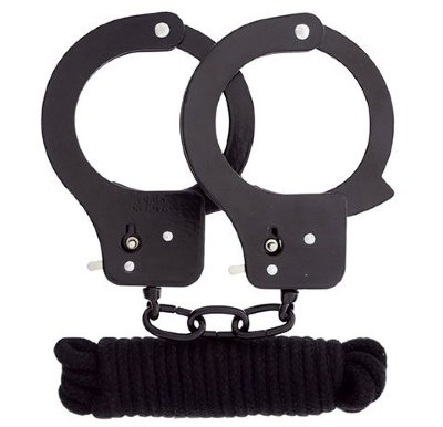 Чёрные наручники из листового металла в комплекте с веревкой BONDX METAL CUFFS LOVE ROPE SET Чёрные наручники из листового металла в комплекте с веревкой BONDX METAL CUFFS&LOVE ROPE SET. Ключи в комплекте. Длина веревки - 300 см. Страна: Китай. Материал: металл.