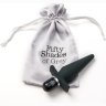 Черная анальная пробка с вибрацией Delicious Fullness Vibrating Butt Plug - 14 см.