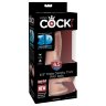 Телесный фаллоимитатор на присоске 6,5 Triple Density Cock - 20,3 см.