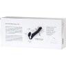 Черный безремневой страпон Silicone Bendable Strap-On - size M